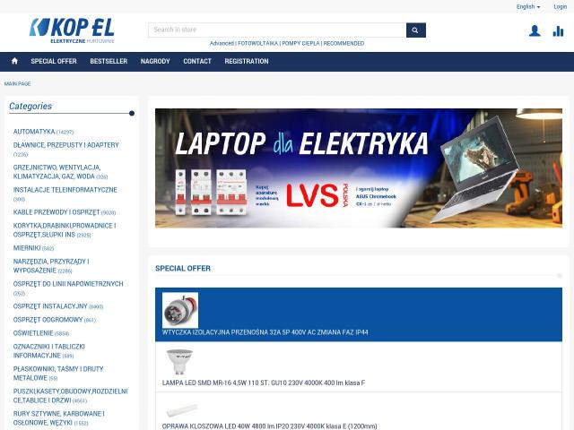 Hurtownie Elektryczne Kopel Sp. z o.o. Online